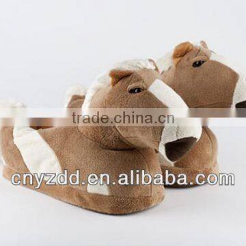 Horse Slippers/plush horse slippers/ HOT SALE horse slipper