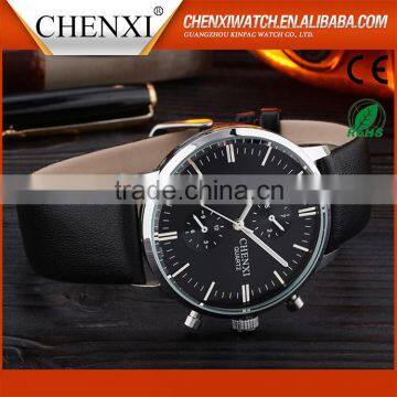 Top Popular Men Quartz Leather Watch