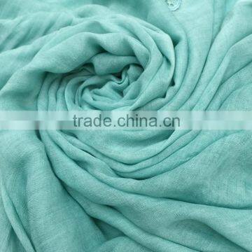 2016 Latest Charm Beautiful Hollow Out Butterfly Embroidery Plain Cotton Linen Scarf Quality Choice photo-6