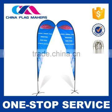 Hotselling Samples Are Available Simple Style Screwed Drill Teardrop Flag