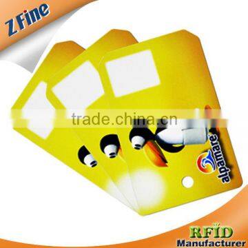 excellent non standard sparkling silver pvc card maker