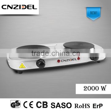 Cnzidel New design 2 burener electric hot plate