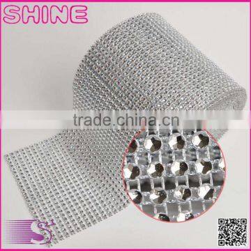 China Manufacture YIWU Wholesale Hot Sale in rolls Rhinestone Mesh sheet net