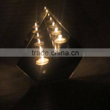 Wholesale manufacturer reflective tea light candle holder with best quality ensured