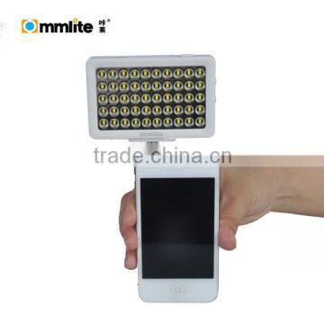 Commlite LED Pocket Spotlight Video Light For iPhone Samsung Mobile Phone Self-Time Shooting Led photography Lighting