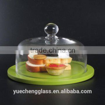 Glassware Wholesale Quality Products Glass Cake Dome Cover