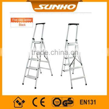 domestic mobile aluminium retractable ladder