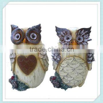 beautiful animal statue christmas resin owl