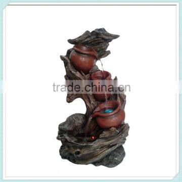 Resin outdoor water fountain statues craft