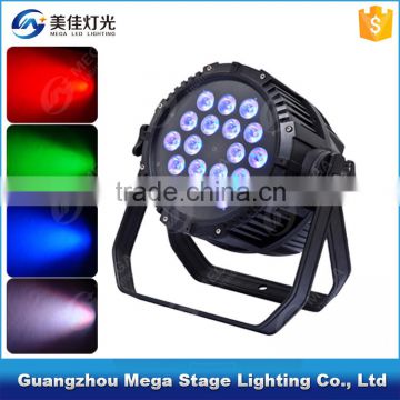 outdoor stage lighting IP65 18x15w led par 64