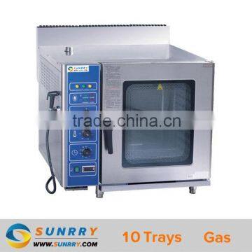 Gas Combi Oven Professional Deck Oven Gas Steam 10 Trays Gas Steam Oven (SY-CV10C SUNRRY)