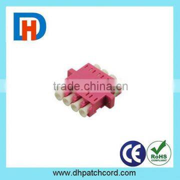 Quad LC/APC Singlemode Fiber optic adapter for ODF and pigatil