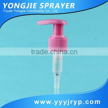 Coloured Plastic Easy Press Liquid Dispenser Pump For Bottle