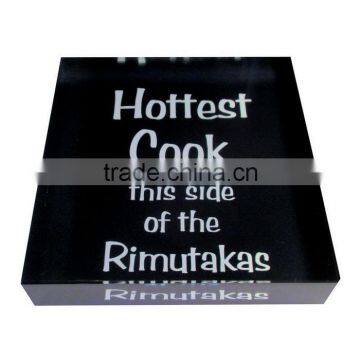 Custom Free Design Acrylic Sign Block Display Block Acrylic Block