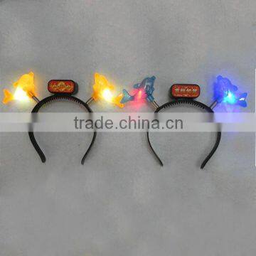 New 12x LED Multi Color Flashing Headband Costume