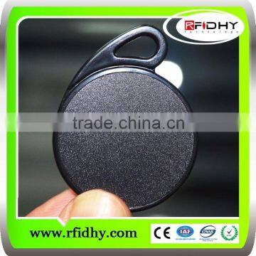 Barcode keychain card 125KHz ABS RFID Keyfob(T5567,T5577) with logo printing and laser number AB42