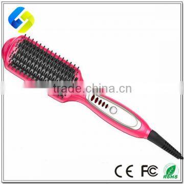 2016 New Arrival hair salon 3 in 1 electric hair straightening brush