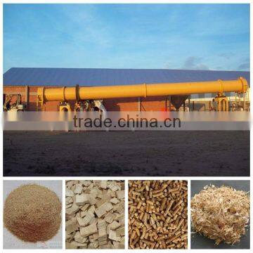 Biomass rotary dryer, Sawdust/ Wood chips/ Bark/ Seaweed dryer