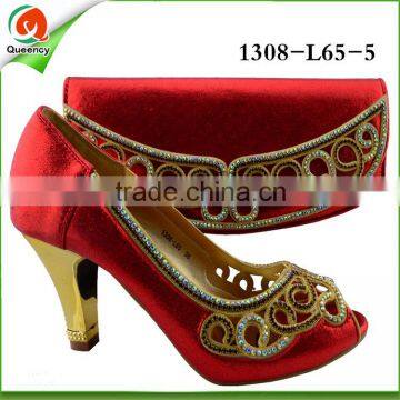 1308-L65 Wholesale African Style Match Shoes and Bags photo-6