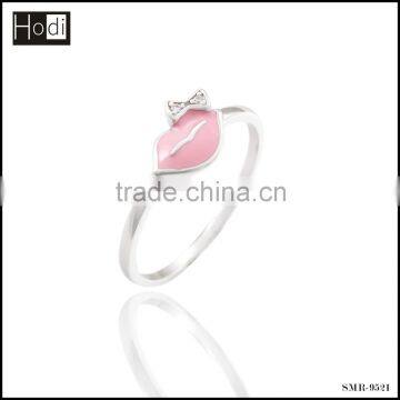 Rhodium Plated Hot New Jewelry Design Custom Ring