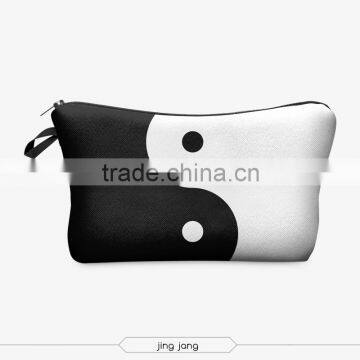 waterproof cosmetic bag 3d print cosmetic bag high quality wholesale travel makeup cases with zippers pouch purses wallets