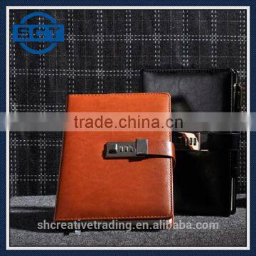 A5 Engraved Leather Personalized Notebook with Logo Wholesale Custom Portfolios