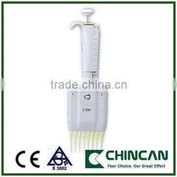 P8 Laboratory Automatic Multi-channel Pipette for micro-plate analysis, molecule filtration, dynamics research, DNA expansion