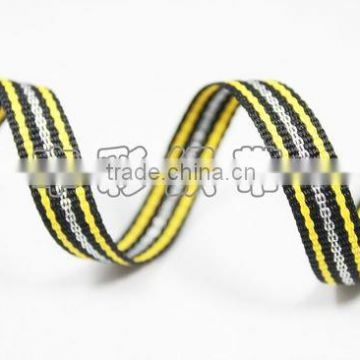 Colorful lineolate packing webbing