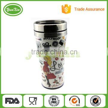 Eco-friendly Stainless Steel 16 oz Coffee Thermos Travel Mug