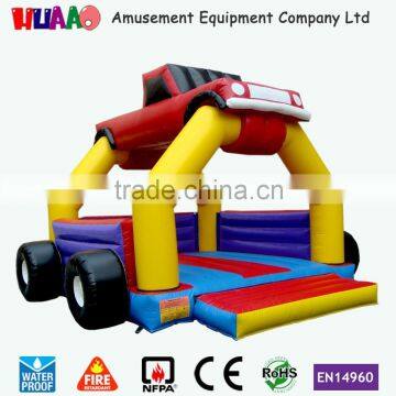 Commercial inflatable jumping bouncer car for sale