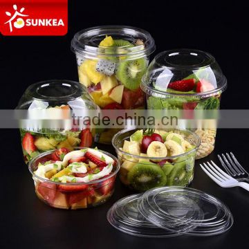 Vegetable fruit salad PET plastic cup with lid                        
                                                Quality Choice