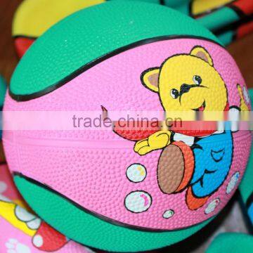 size 2 soft rubber mini basketball for kids