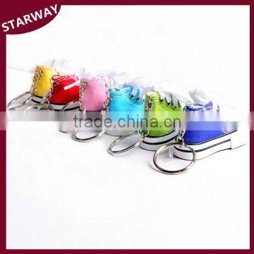NEW Fashion SW17058 mini canvas shoe keychains