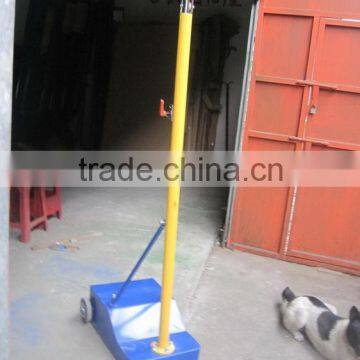 Portable indoor badminton net post, standard badminton post