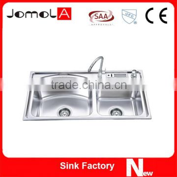 NEW!!! 2016 JOMOLA Stainless Steel JD-8243 Top Mount Sink Classic Kitchen Sink