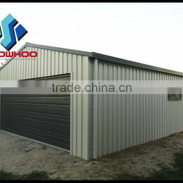 color garage sheet galvanized steel waterproof light steel frame garage