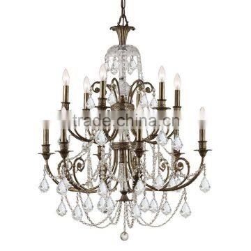 Full Family Customization Crystal Chandelier&matching Wall Lamp American Style Finish in Oil Bronze photo-3