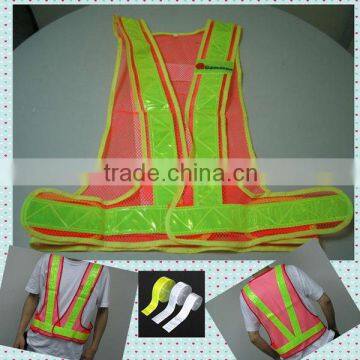 Customised reflective wear/vests with 3M reflective tape