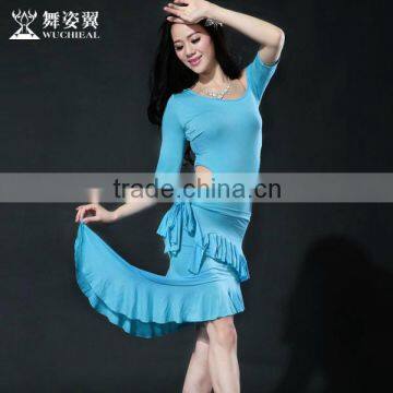 Wuchieal Comfortable Sexy Women Belly Dance Dress With Hip Scarf photo-4