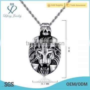 2016 factory design cool jewelry high quality stainless steel mens pendant necklace