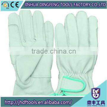 cow grain leather mens driving glove working glove