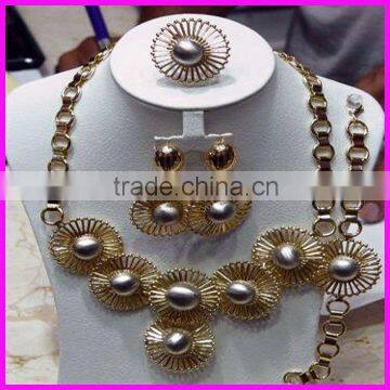 2011FH-SP006 Gold Plating African Jewelry set