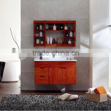 Multi-Layer Solid Wood Bathroom Modern Cabinet Series photo-2