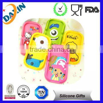 universal silicon cartoon mobile phone case/ custom-design