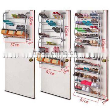 12/24/36 Pair Over Door Hanging Shoe Rack 4/8/12 Tire Shelf Organiser Storage Stand