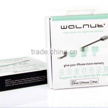 Walnut OTG Flash Driver USB Charging Cable photo-3