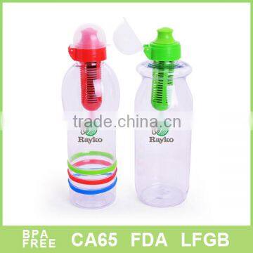 500ml plastic infuser water bottle