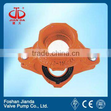 Malleable iron cross fittings/cross joint pipe fitting/cross fit