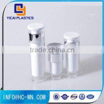 YICAI Round White Acrylic Skin Care Bottle Wholesale