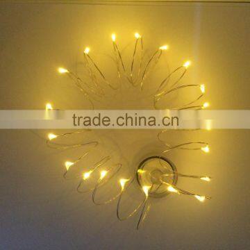 Christmas Party Garden Light AA Battery Dimmable Led String Lights Copper Wire 20ft LED Starry LightCopper Wire LED String Light photo-6